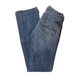 7 For All Mankind Kimmie Bootcut Foare Leg Five Pocket Jeans Women's 28